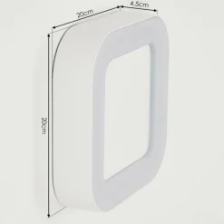 hofstein Applique murale d'extérieur Paleroo LED Blanc, 1 lumière