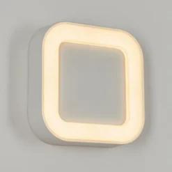 hofstein Applique murale d'extérieur Paleroo LED Blanc, 1 lumière