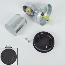 hofstein Applique murale d'extérieur Bessiebelle Zingué, 1 lumière