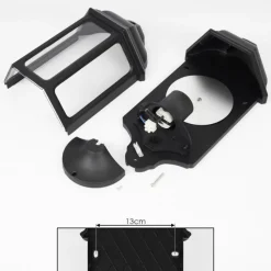 Luminaires Rustiques-hofstein Applique murale d'extérieur Ouse Noir, 1 lumière