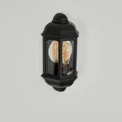 Luminaires Rustiques-hofstein Applique murale d'extérieur Ouse Noir, 1 lumière