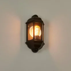 Luminaires Rustiques-hofstein Applique murale d'extérieur Ouse Noir, 1 lumière