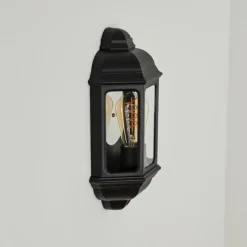 Luminaires Rustiques-hofstein Applique murale d'extérieur Ouse Noir, 1 lumière