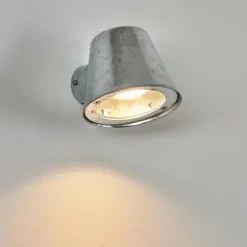 hofstein Applique murale d'extérieur Cook Acier inoxydable, Zingué, 1 lumière