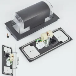 hofstein Applique murale d'extérieur Nabawa Anthracite, 2 lumières