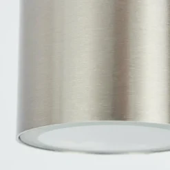 hofstein Applique murale d'extérieur Bessiebelle Acier inoxydable, 2 lumières, Détecteur de mouvement