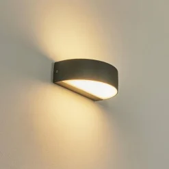 hofstein Applique murale d'extérieur Fletcher LED Anthracite, 2 lumières