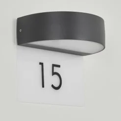 hofstein Applique murale d'extérieur Fletcher LED Anthracite, 2 lumières