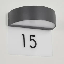 hofstein Applique murale d'extérieur Fletcher LED Anthracite, 2 lumières