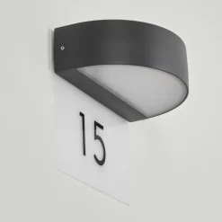 hofstein Applique murale d'extérieur Fletcher LED Anthracite, 2 lumières