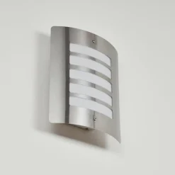 hofstein Applique murale d'extérieur Maleny Acier inoxydable, 1 lumière