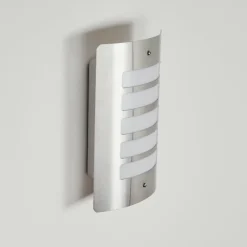 hofstein Applique murale d'extérieur Maleny Acier inoxydable, 1 lumière
