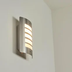 hofstein Applique murale d'extérieur Maleny Acier inoxydable, 1 lumière