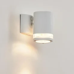 hofstein Applique murale d'extérieur Amyton Blanc, 1 lumière