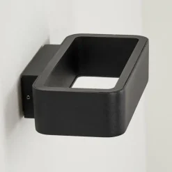 hofstein Applique murale d'extérieur Strandbyn LED Noir, 1 lumière