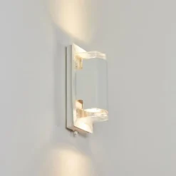 hofstein Applique murale d'extérieur Nabawa Blanc, 2 lumières