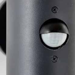 Luminaires Brilliant Applique murale d'extérieur Brilliant Cliffi Anthracite, 1 lumière, Détecteur de mouvement