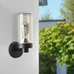 Luminaires Brilliant Applique murale d'extérieur Brilliant Masham Noir, 1 lumière