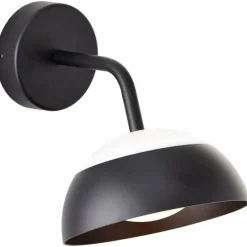 Luminaires Brilliant Applique murale d'extérieur Brilliant Matfen LED Noir, 1 lumière