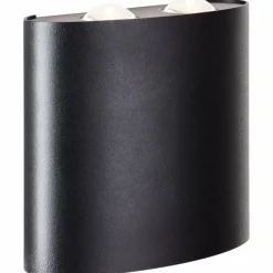 Luminaires Brilliant Applique murale d'extérieur Brilliant Tursdale LED Noir, 4 lumières