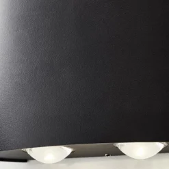 Luminaires Brilliant Applique murale d'extérieur Brilliant Tursdale LED Noir, 4 lumières