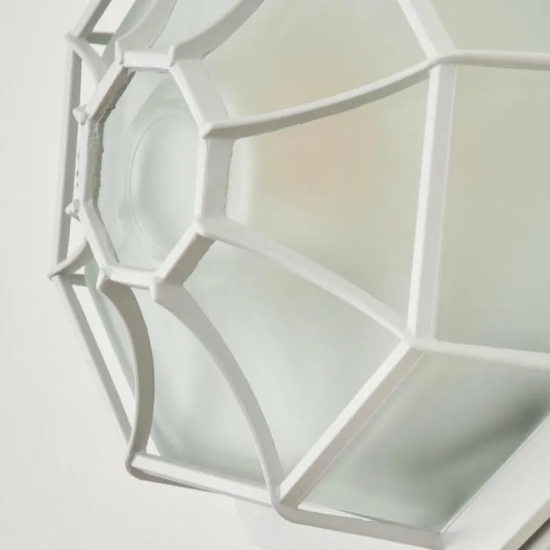 hofstein Applique murale d'extérieur Ibacache Blanc, 1 lumière