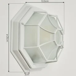 hofstein Applique murale d'extérieur Ibacache Blanc, 1 lumière