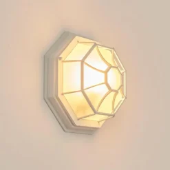 hofstein Applique murale d'extérieur Ibacache Blanc, 1 lumière