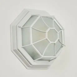 hofstein Applique murale d'extérieur Ibacache Blanc, 1 lumière