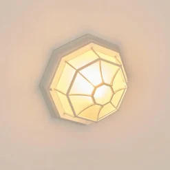 hofstein Applique murale d'extérieur Ibacache Blanc, 1 lumière