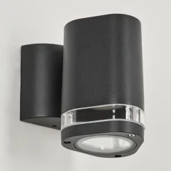 hofstein Applique murale d'extérieur Amyton Noir, 1 lumière