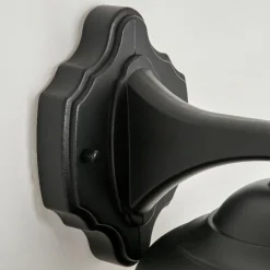 Luminaires Rustiques-hofstein Applique murale d'extérieur Tingha Noir, 1 lumière