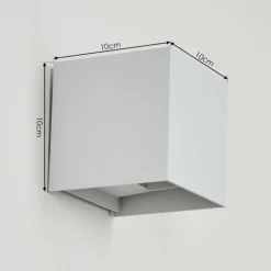 hofstein Applique murale d'extérieur Pyalong LED Blanc, 1 lumière