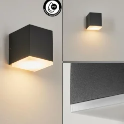 hofstein Applique murale d'extérieur Oatlands Anthracite, 1 lumière