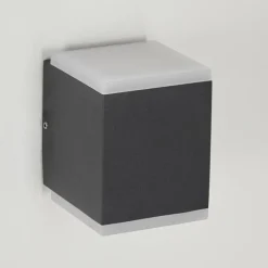 hofstein Applique murale d'extérieur Oatlands LED Anthracite, 2 lumières