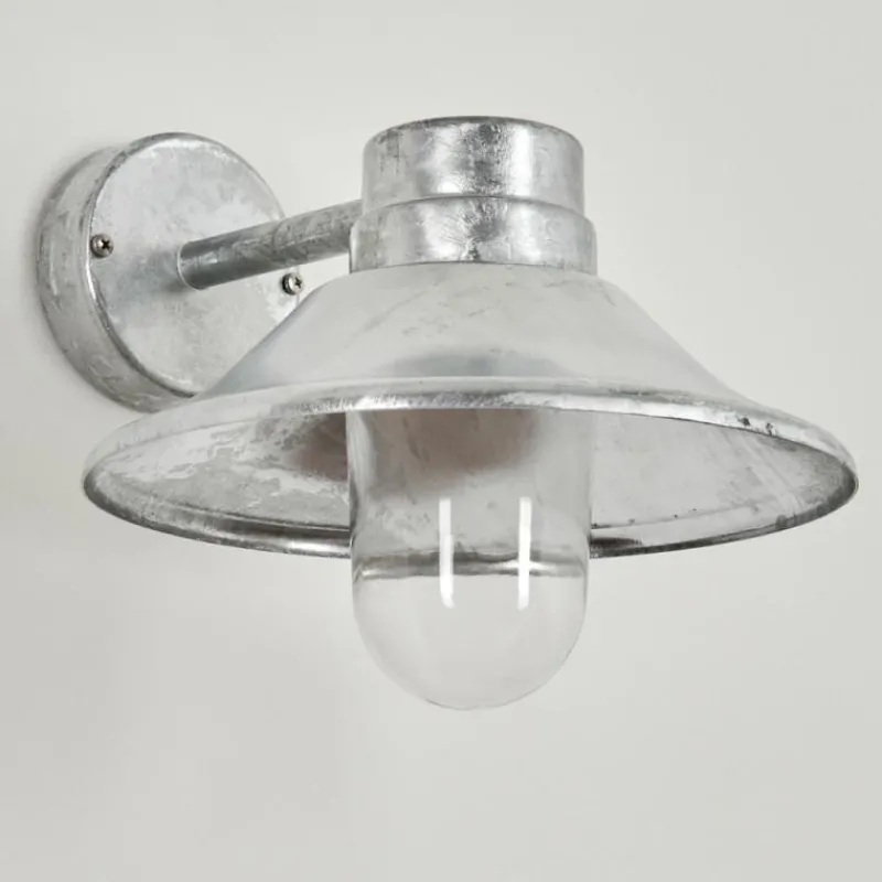 hofstein Applique murale d'extérieur Pumiri LED Zingué, 1 lumière