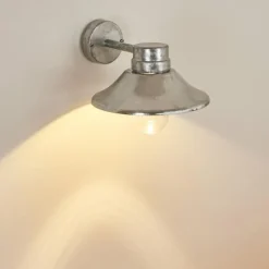 hofstein Applique murale d'extérieur Pumiri LED Zingué, 1 lumière