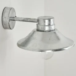 hofstein Applique murale d'extérieur Pumiri LED Zingué, 1 lumière