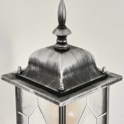 Luminaires Rustiques-hofstein Applique murale d'extérieur Talca Noir, Argenté, 1 lumière