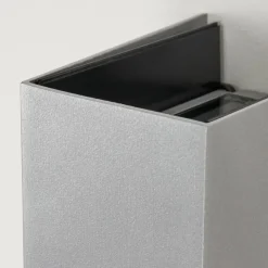 hofstein Applique murale d'extérieur Hoods LED Gris, 2 lumières