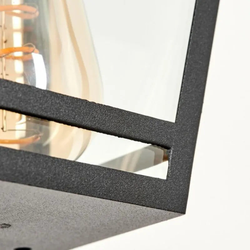 hofstein Applique murale d'extérieur Ausipar Noir, 1 lumière