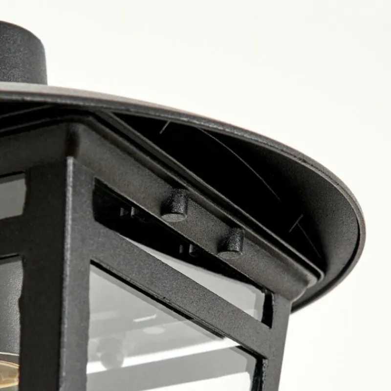 hofstein Applique murale d'extérieur Ausipar Noir, 1 lumière