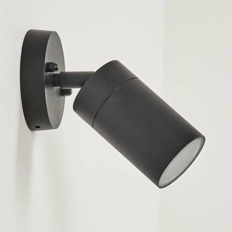 hofstein Applique murale d'extérieur Bessiebelle Noir, 1 lumière