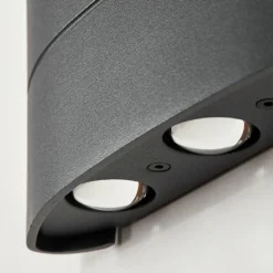 hofstein Applique murale d'extérieur Trapatrapa LED Anthracite, 6 lumières