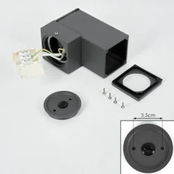 hofstein Applique murale d'extérieur Fletcher Anthracite, 1 lumière