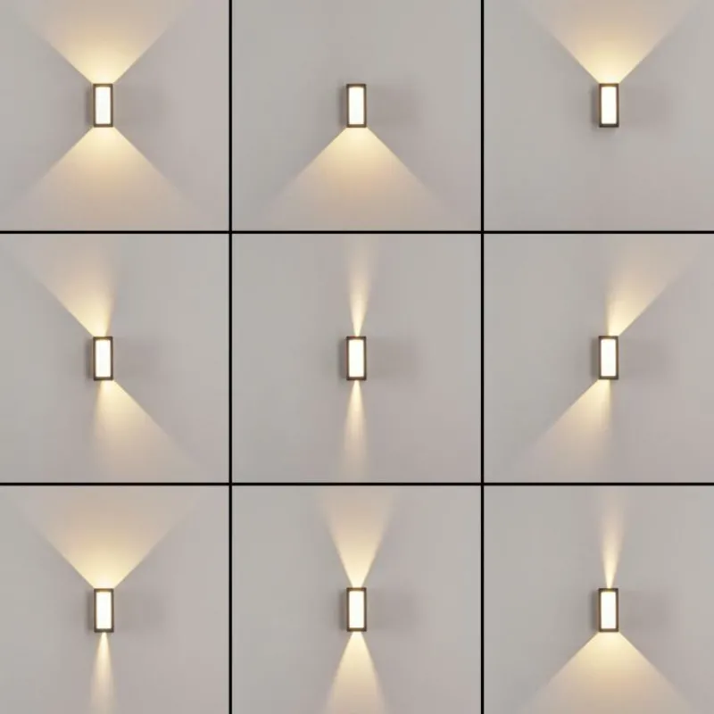 hofstein Applique murale d'extérieur Hoods LED Anthracite, 3 lumières