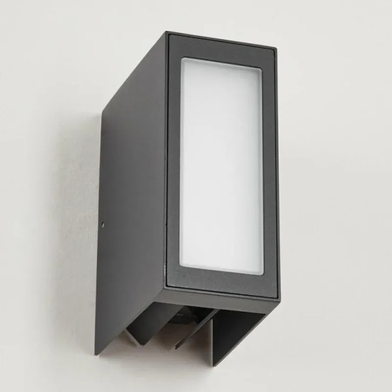hofstein Applique murale d'extérieur Hoods LED Anthracite, 3 lumières