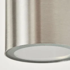 hofstein Applique murale d'extérieur Bessiebelle Acier inoxydable, Blanc, 1 lumière