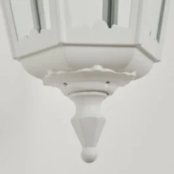 Luminaires Rustiques-hofstein Applique murale d'extérieur Pamputa Blanc, 1 lumière