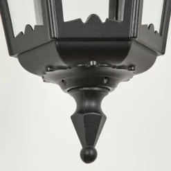 Luminaires Rustiques-hofstein Applique murale d'extérieur Pamputa Noir, 1 lumière